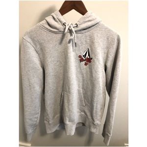 Volcom Vol Stone Light Grey Hoodie L